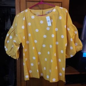 Polka dot top
